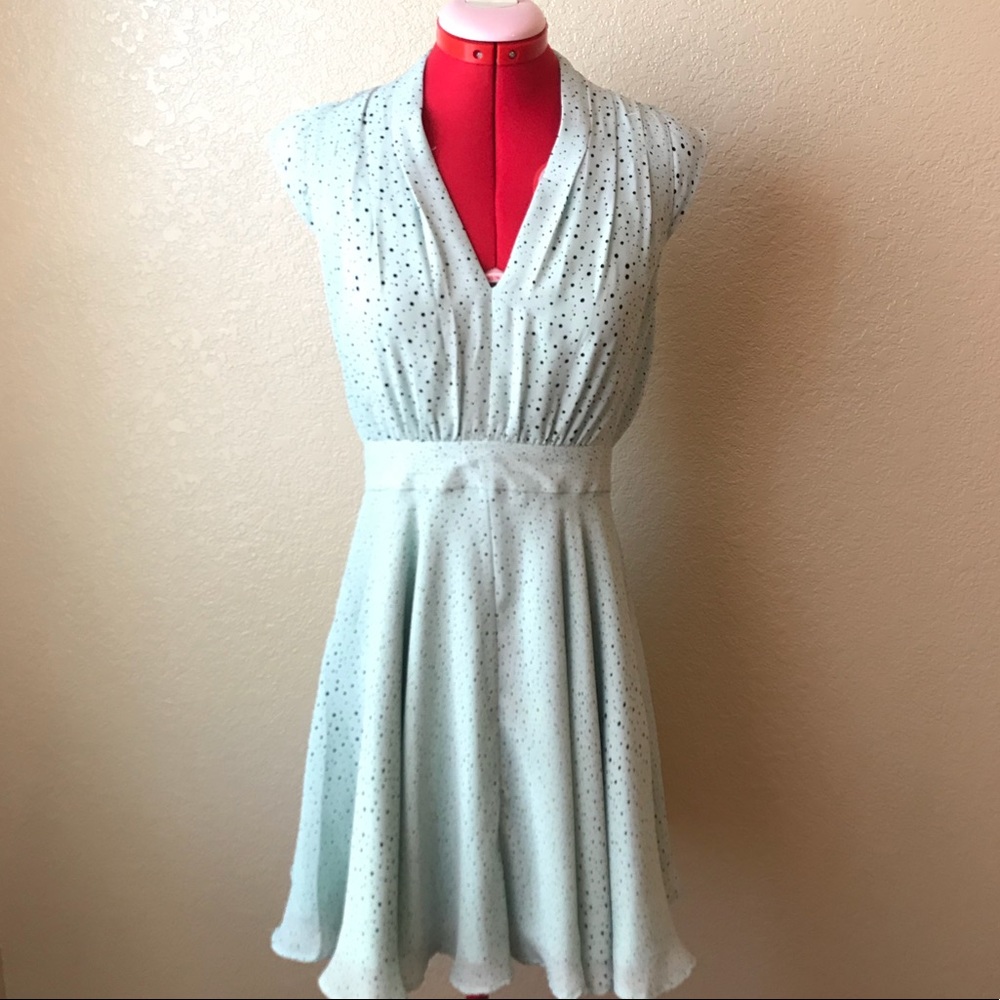 French Connection Mint Robin’s Egg Dress